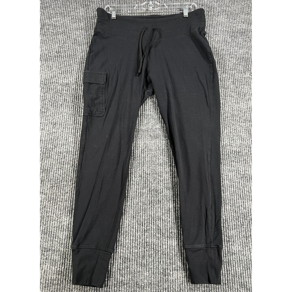 Columbia Jogger Pants Mens XL Black Elastic Cuff Cargo Pocket Outdoor Athletic